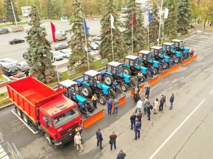 Уфа получила очередную партию новой коммунальной техники