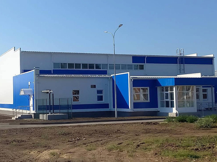 Новый спортивный зал построили в Темрюкском районе Кубани