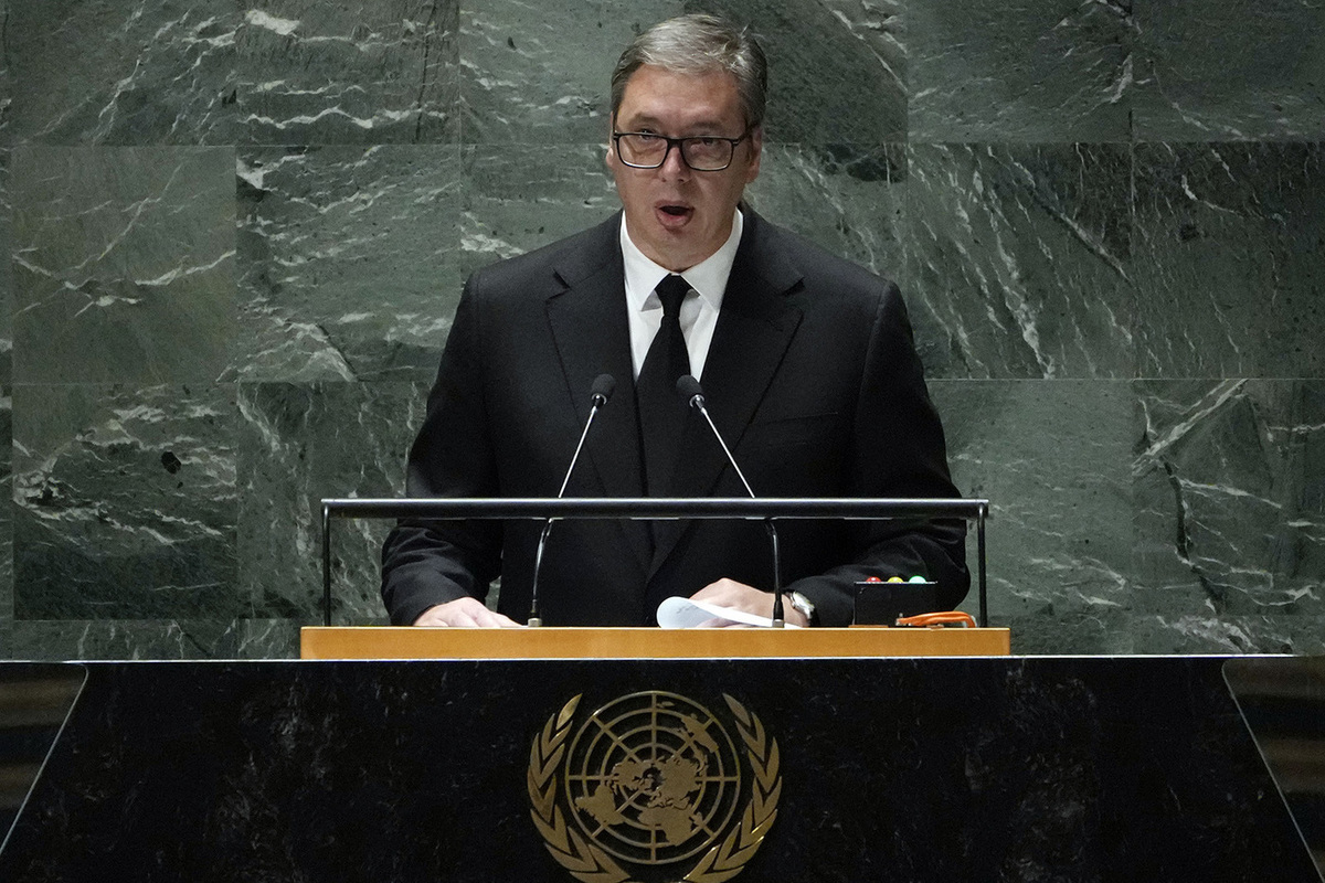 Крик души Вучича: президент Сербии в ООН заявил о «разрыве на части»