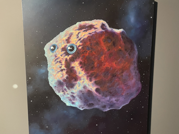 Астероиды и кометы превратились в монстров с глазами: необычная выставка3