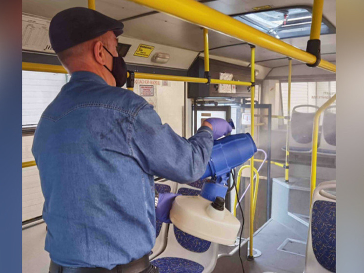 Дезинфекцию общественного транспорта начали проводить в Анадыре