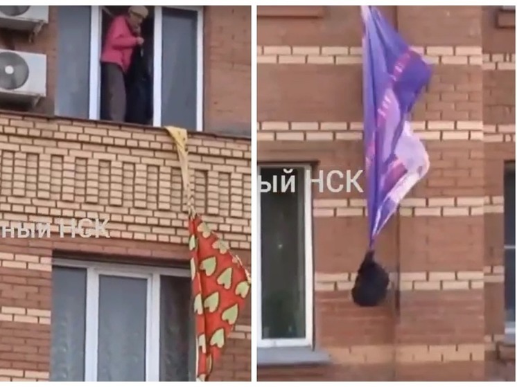 В Новосибирске пенсионерка пыталась спуститься по простыням с пятого этажа на Первомайке