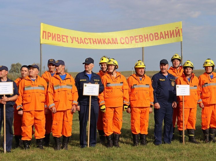 В Черняховске прошли соревнования по тушению лесных пожаров