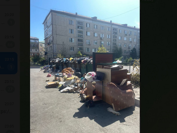 В дагестанском Каспийске опять стало грязно