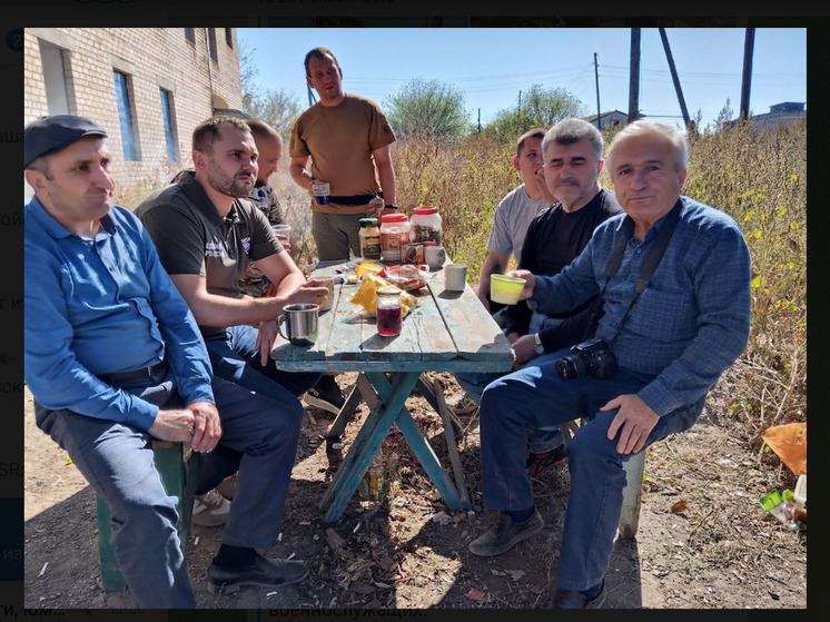 Журналист приехал к дагестанцам на СВО