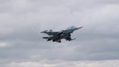 Экипажи Су-34 ударили по командным пунктам ВСУ: кадры вылета