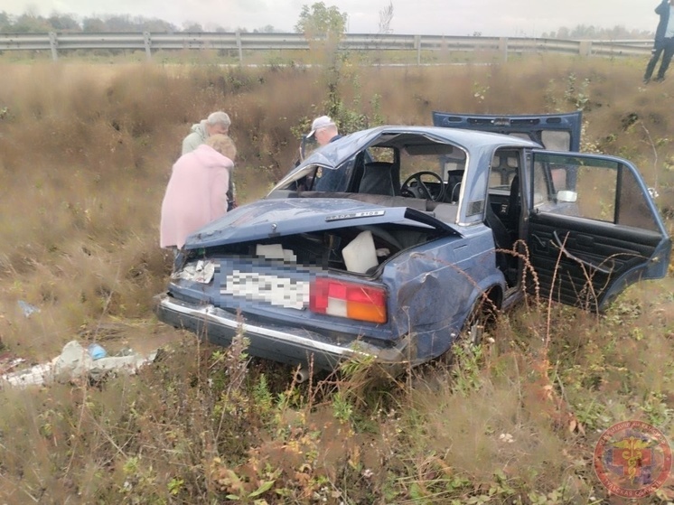 В Киреевском районе во время ДТП пострадали 2 ребенка