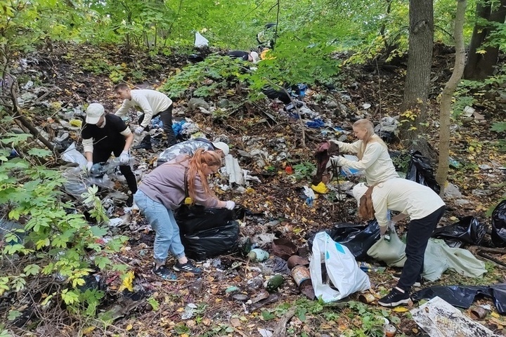В Пензенской области экоактивисты очистили от мусора парк усадьбы Араповых