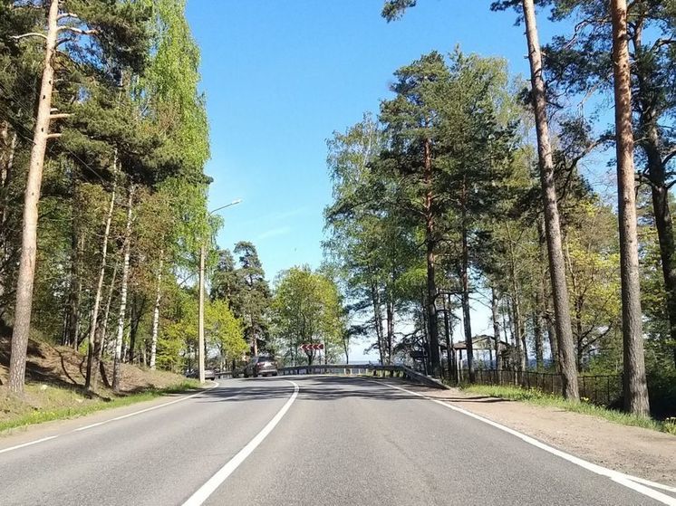 В Выборгском районе отремонтировали участок Приморского шоссе досрочно