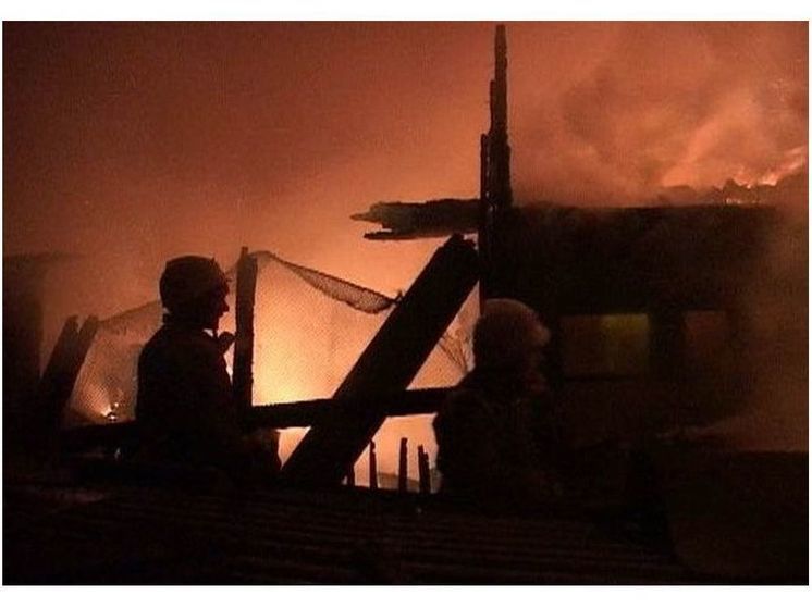 В деревне Хлепень под Сычевкой снова пожар