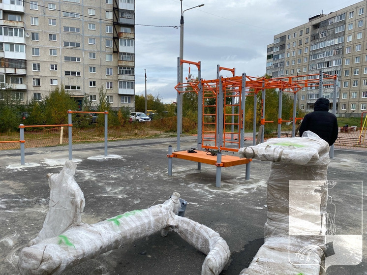 В Мончегорске до конца недели появится новая спортивная площадка