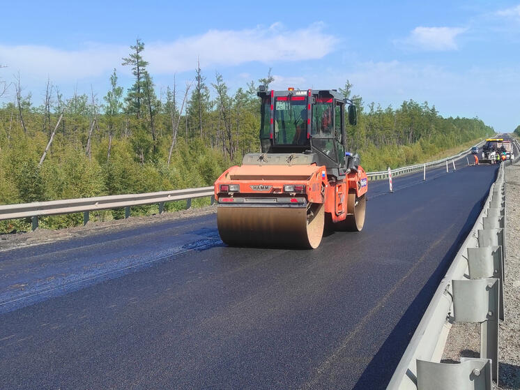 В Амурской области устраняют просадки на дороге Ерофей Павлович - Селеткан