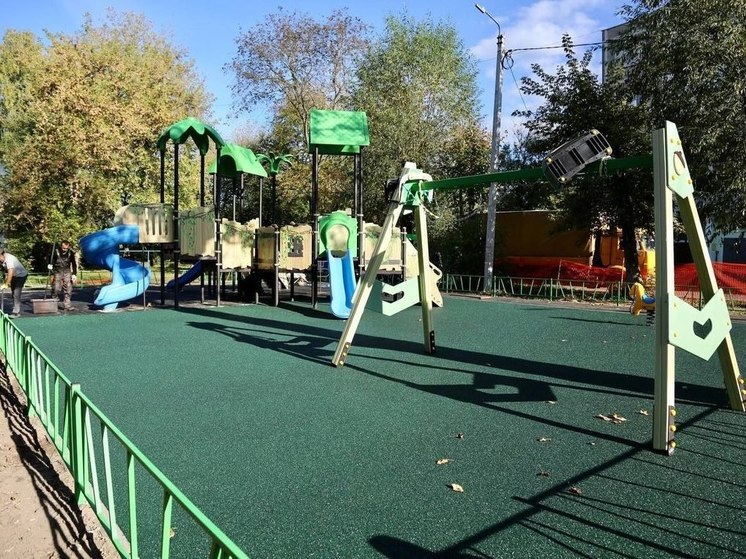 В Серпухове повляются новые детские игровые зоны