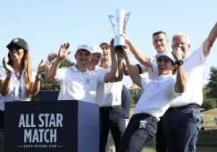 Джокович, Бейл и другие приняли участие в матче всех звезд по гольфу: фотогалерея