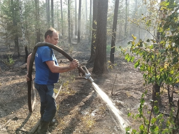 Парашютисты-десантники из Тюмени тушат пожары в Свердловской области