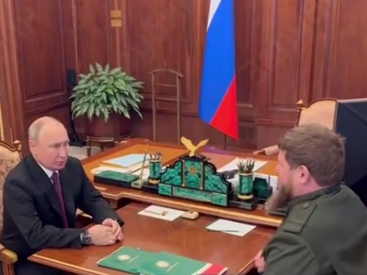 Президент России Владимир Путин провел встречу с главой Чечни Рамзаном Кадыровым
