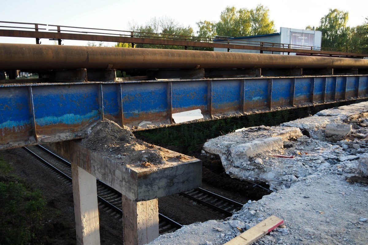 В Калуге завершается демонтаж старых Синих мостов