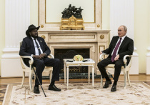 Владимир Путин принял в Кремле президента самого молодого государства на планете: Южный Судан обрёл самостоятельность по отношению к Судану только в 2011 году
