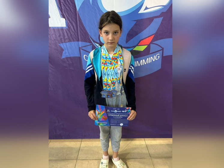 Юная пловчиха из Башкирии завоевала четыре медали на всероссийских соревнованиях