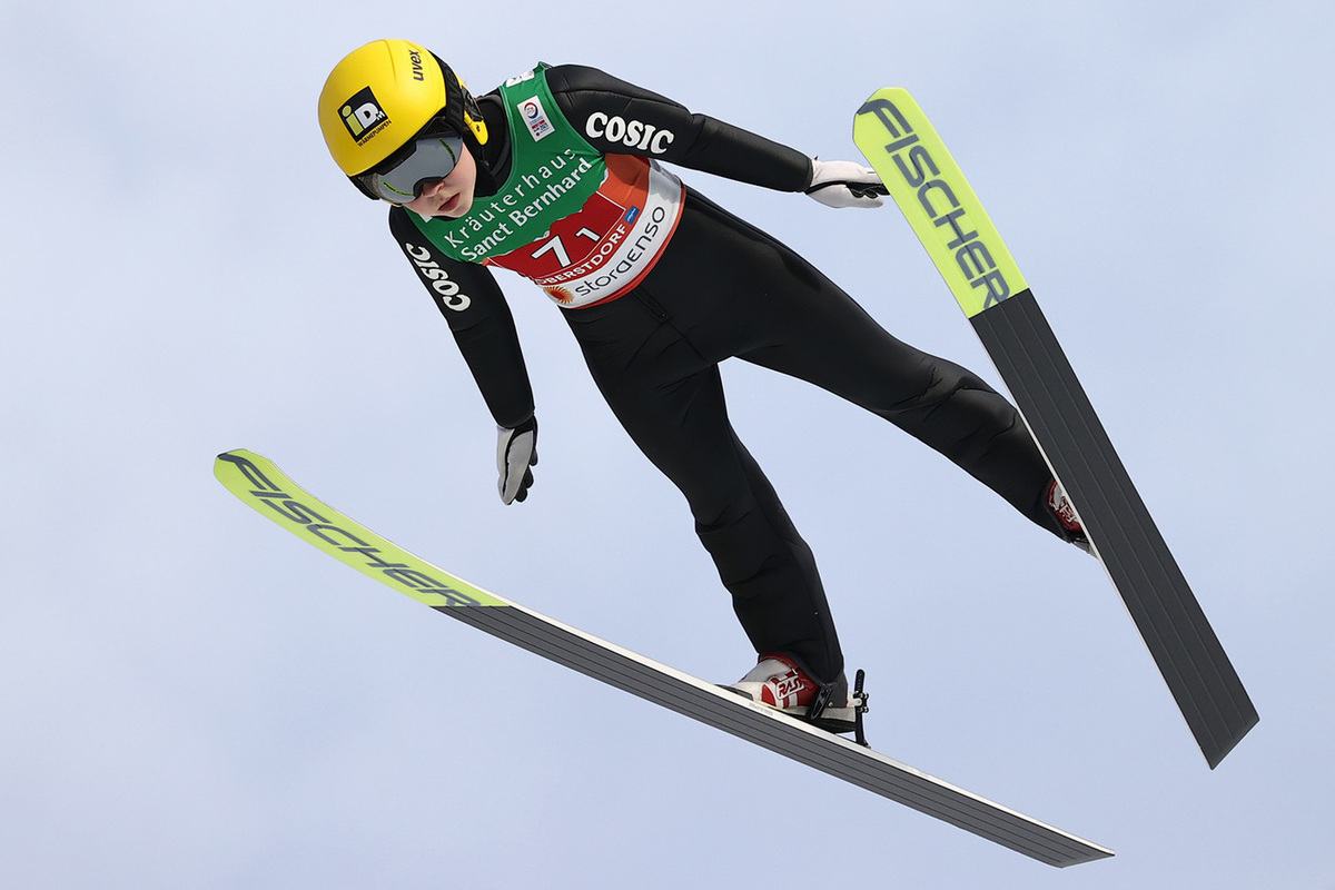 Jumper Prokopyeva takes off like a bird in Sochi