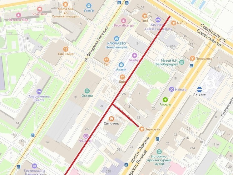 30 сентября в Туле на двух переулках ограничат движение транспорта