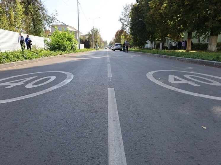 В Новомосковске приняли ремонт улицы Свердлова