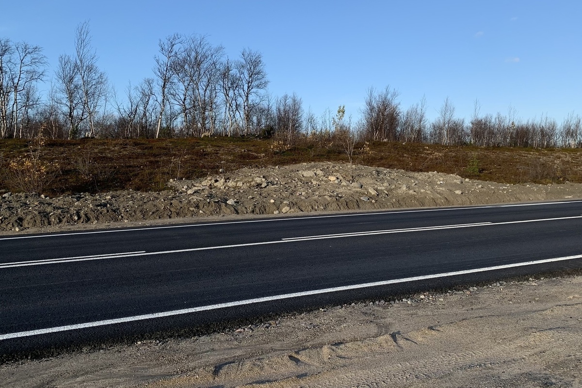 На участках автодороги Кола – Серебрянские ГЭС завершили ремонт