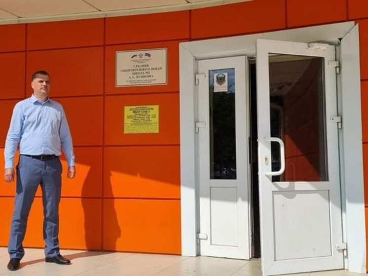В Белореченской школе №2 на краевые средства обновили ряд помещений