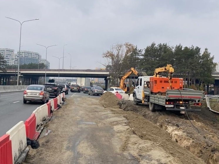 Дополнительную полосу на развязке в Тюмени сделают в этом году