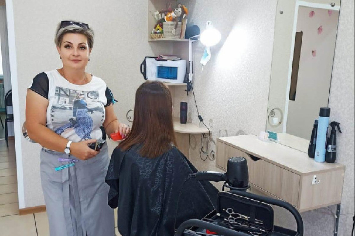 Белгородка открыла парикмахерскую благодаря соцконтракту