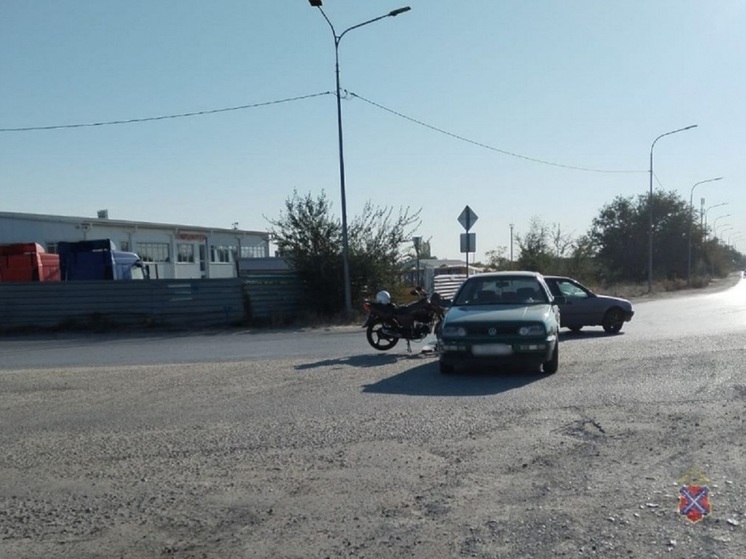 В Дзержинском районе Волгограда в ДТП пострадал водитель мопеда
