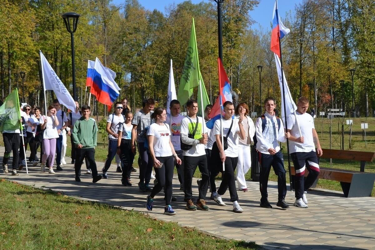 In Oryol, about 700 people took part in Walking Day