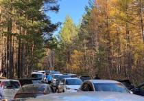 Автомобильная пробка более чем из 300 машин образовалась 1 октября по дороге на источник Молоковка в Чите
