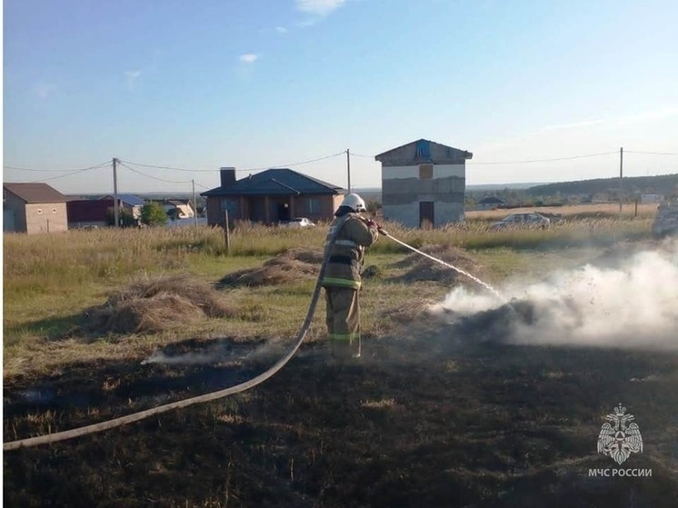 В Курской области за сутки потушили 12 пожаров