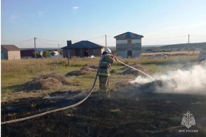 В Курской области за сутки потушили 12 пожаров