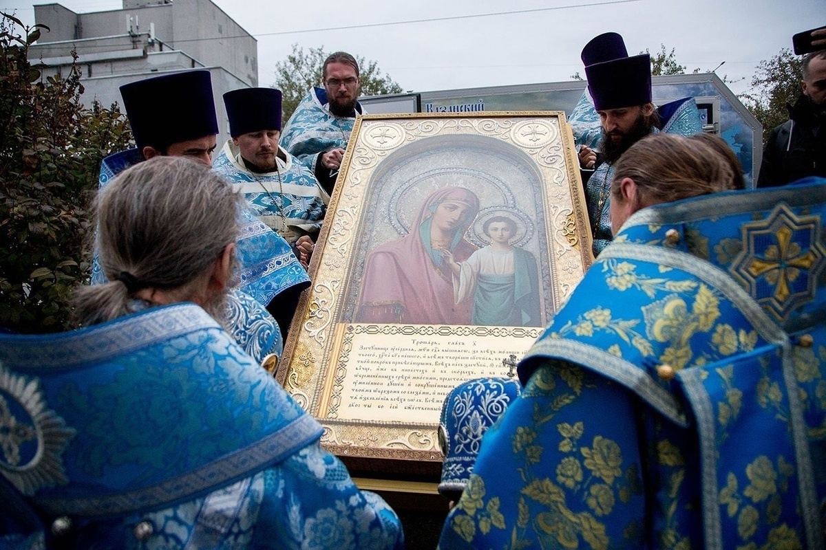 Коробейниковская икона Божией Матери вечером 2 октября уедет из Томска