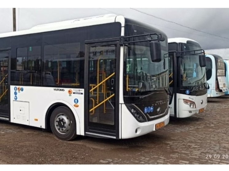 2 новых автобуса вышли на маршруты в Воткинске