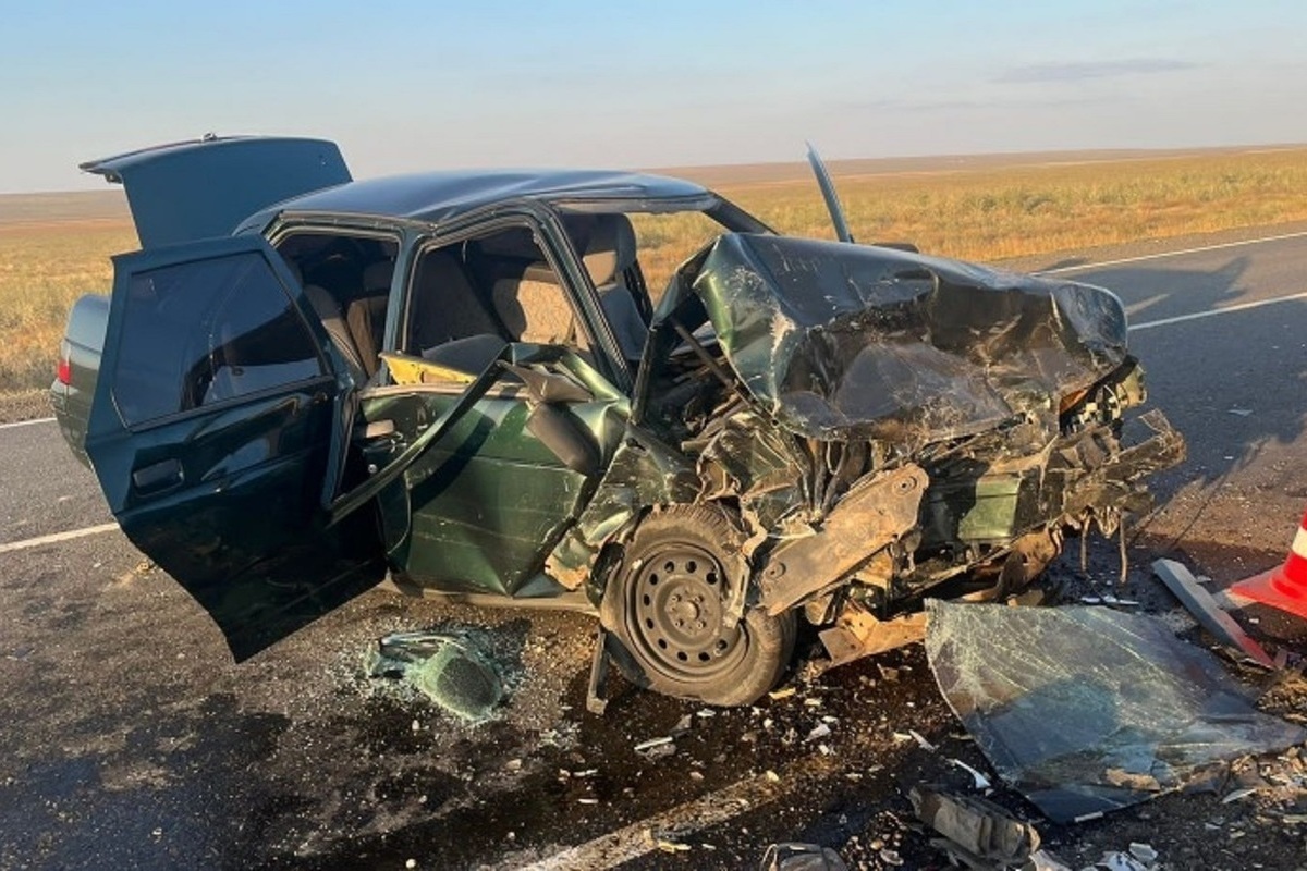 В Целинном районе Калмыкии в ДТП погиб местный житель