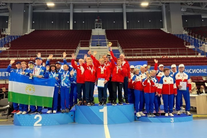 Команда из Башкирии завоевала серебряные медали на спартакиаде пенсионеров России