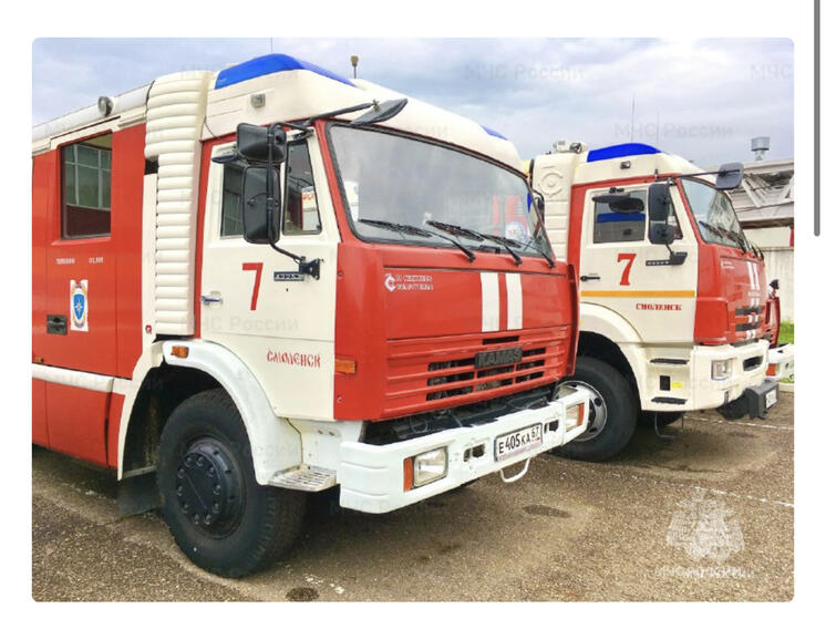 В Смоленске сгорела дача