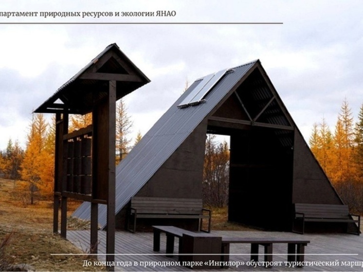В Ямальском парке «Ингилор» 40-километровый турмаршрут с беседками будет готов до конца года