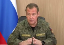 Хатылев рассказал, какие ракеты показали Дмитрию Медведеву на полигоне

