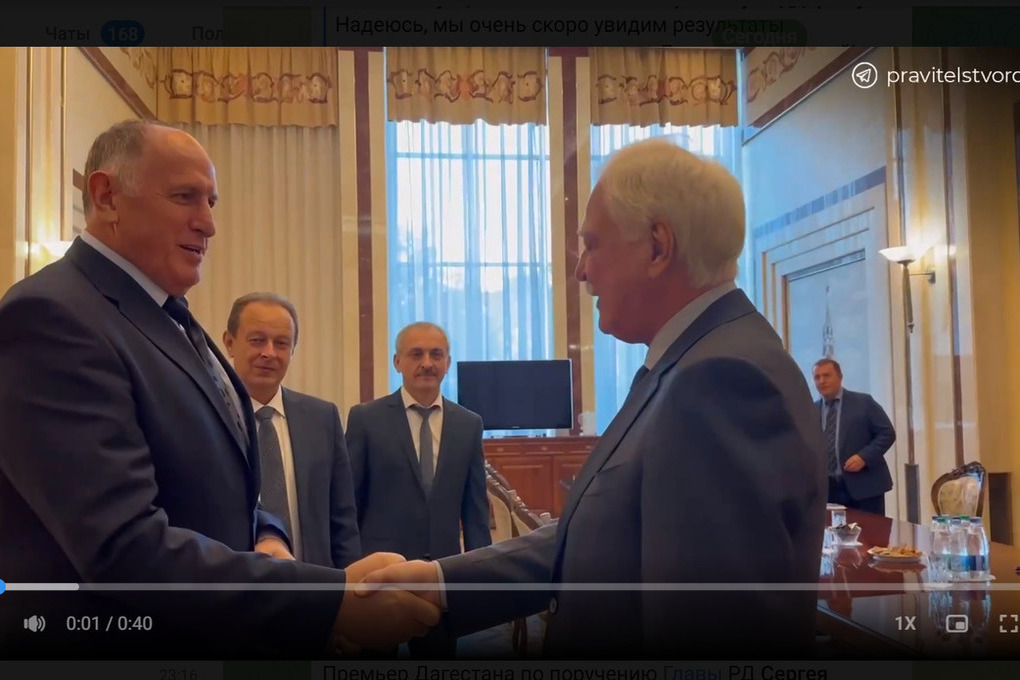 Дагестанский премьер встретился с послом России в Белоруссии