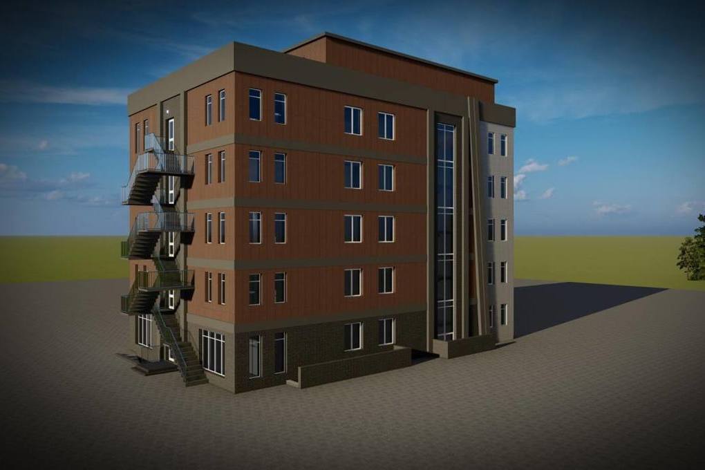В Новом Уренгое строят пятиэтажный медицинский центр