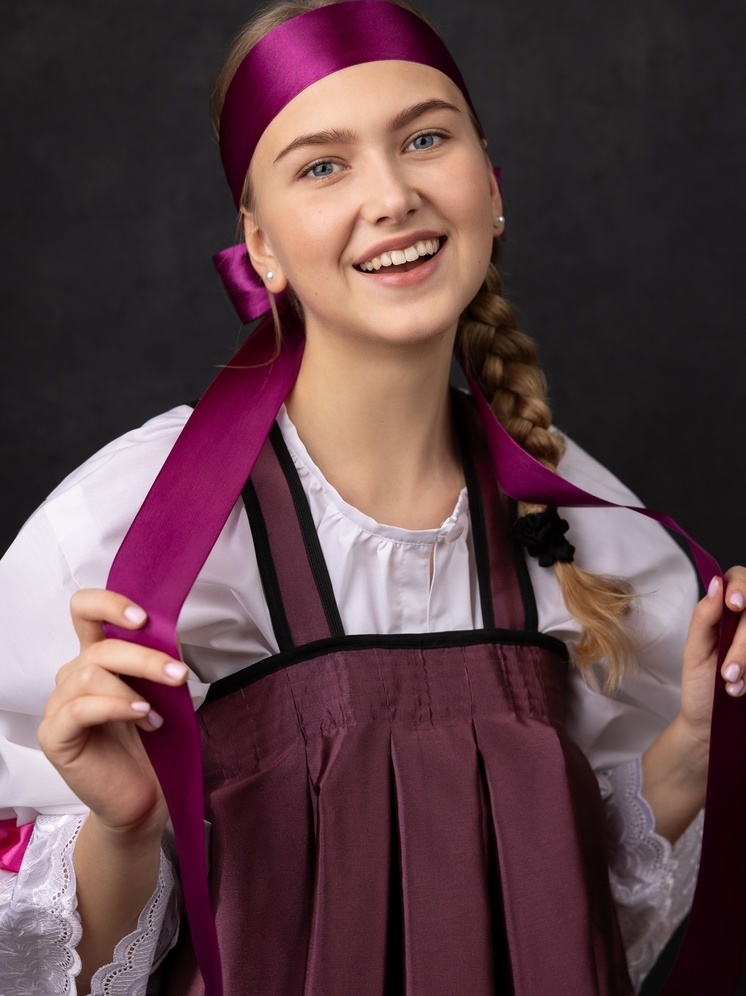 Поморский костюм представила жительница Карелии на конкурсе «Мисс Россия»