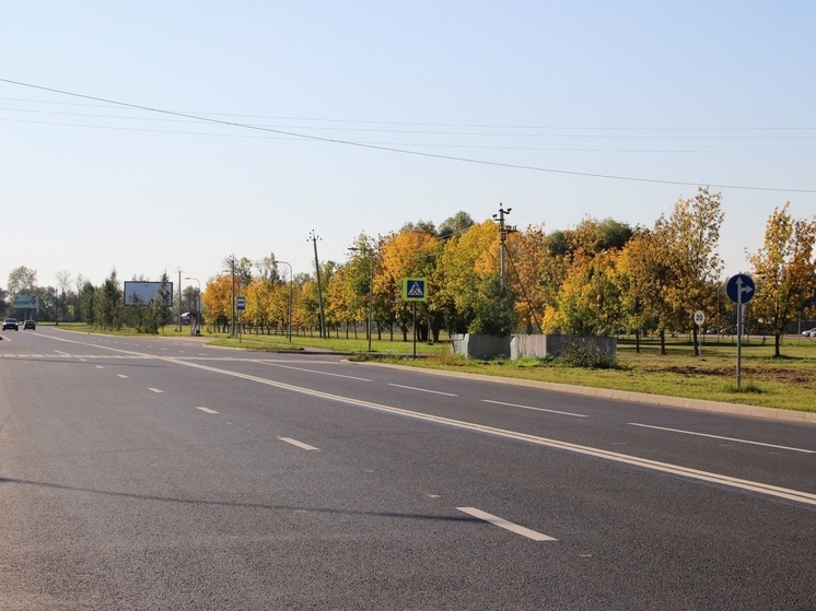В Великом Новгороде завершились дорожные работы на улице Державина