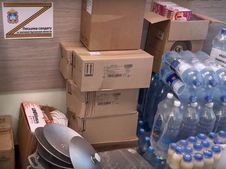 Бойцам СВО под Сватово доставили большую посылку из Орловской области