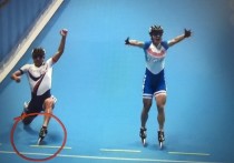 Как сообщает CNN, конькобежец из Южной Кореи Чжун Чоль Вон лишился золотой медали из-за того, что слишком рано начал ликовать на финише