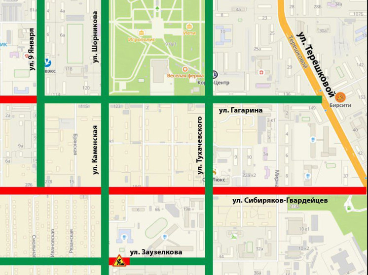 Сквозной проезд по улице Заузелкова будет закрыт в Кемерове