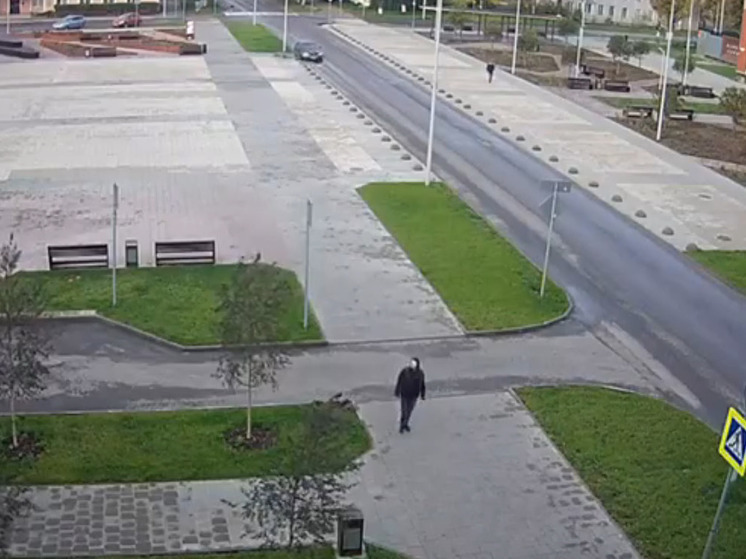 В Тверской области иномарка перепахала газон и снесла антипарковочную сферу